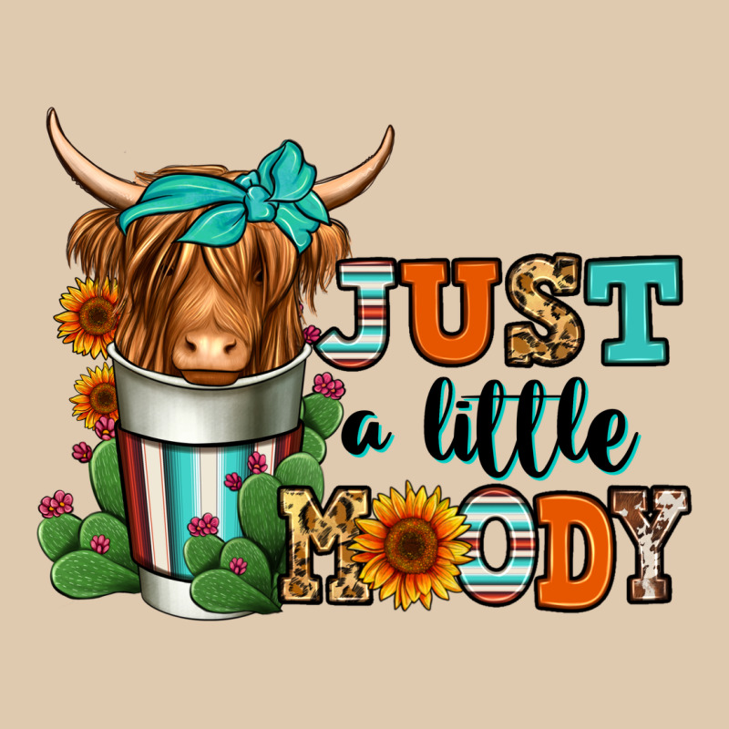 Just A Little Moody Coffee Cup Long Haired Cow Heavyweight Sweatshirt by Jasminsmagicworld | Teevron