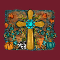 Fall Gemstone Cross Zipper Hoodie | Teevron