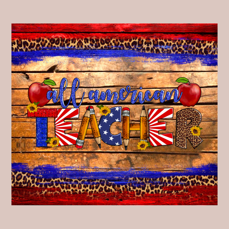 All American Teacher Tumbler Premium Hoodie by Artiststas | Teevron