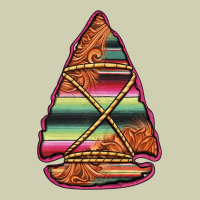 Serape Tooled Leather Arrowhead Heavy Core Tee | Teevron