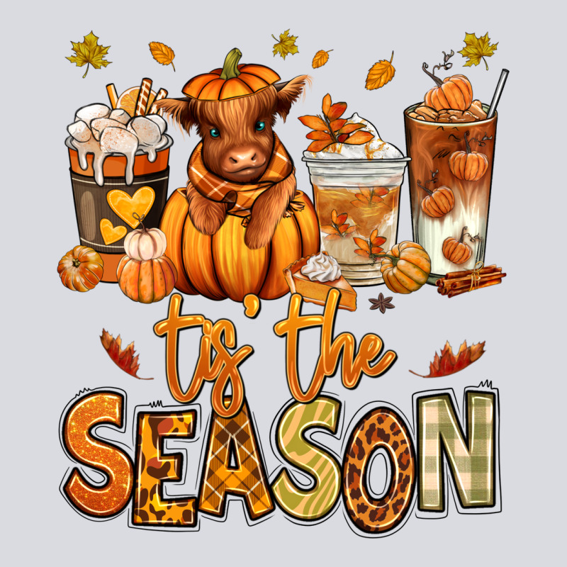 Tis' The Season Fall Heifer Coffee Cups Zipper Hoodie by RanaPortraitStore | Teevron