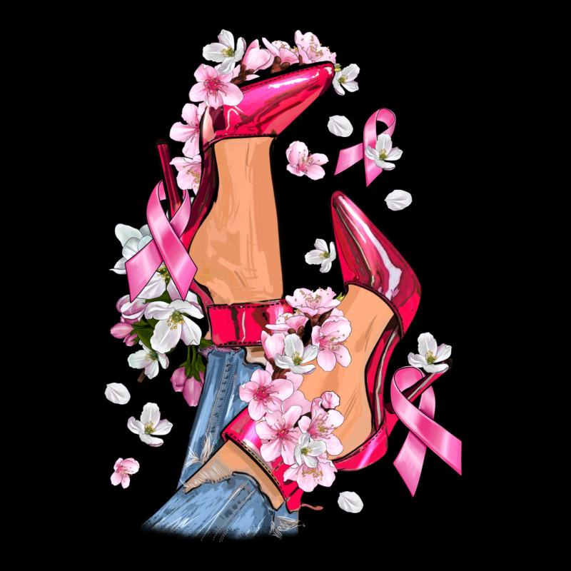 Cancer High Heels Breast Cancer Premium Tee by FaDigitalArtStudio | Teevron