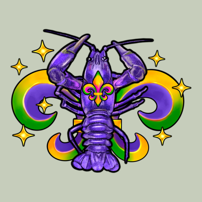 Mardi Gras Crawfish 2 Ladies Tee by FaDigitalArtStudio | Teevron