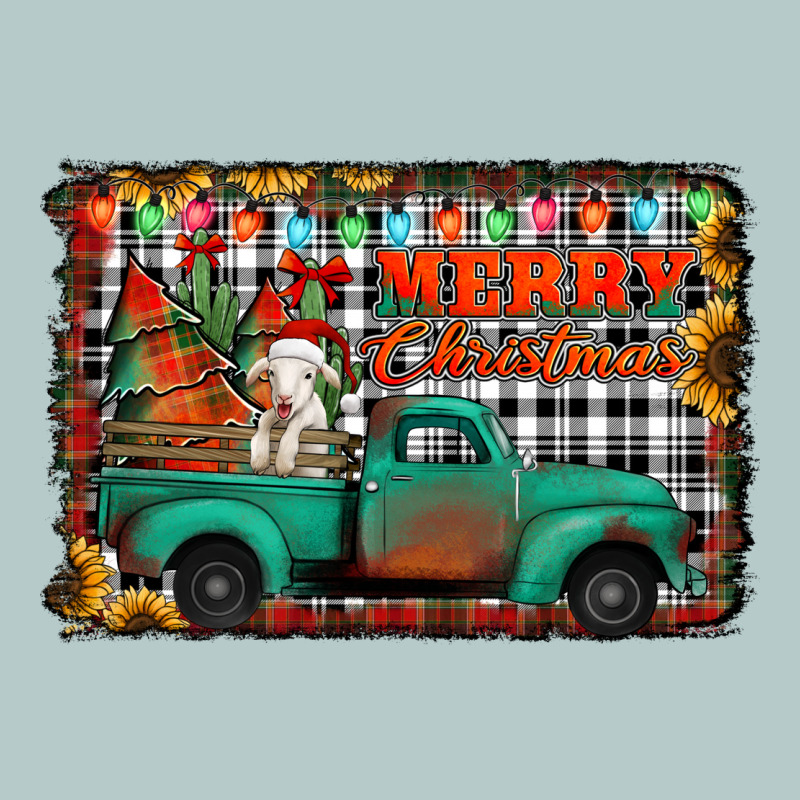 Merry Christmas Farm Truck Heavy Core Tee by Jasminsmagicworld | Teevron
