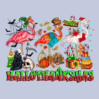 Happy Hallothanksmas Flamingo Long Sleeve Tee | Teevron