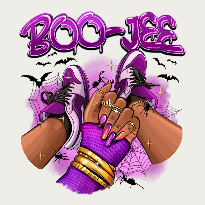 Boo-jee Halloween Afro Sneakers Zipper Hoodie by RanaPortraitStore | Teevron