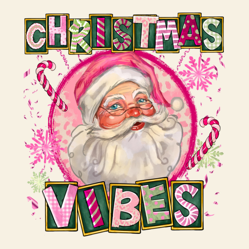 Pink Christmas Vibes Santa Vintage Tee by FaDigitalArtStudio | Teevron
