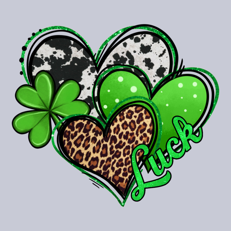 St. Patrick's Day Hearts Heavyweight Hoodie by Jasminsmagicworld | Teevron