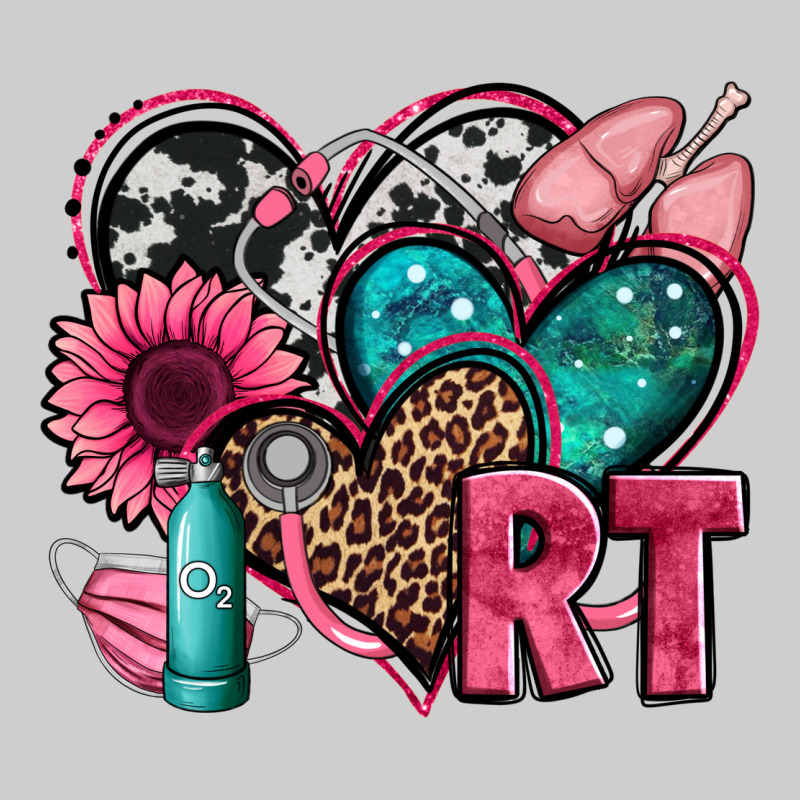 Rt Respiratory Therapist Hearts Premium Sweatshirt by Jasminsmagicworld | Teevron