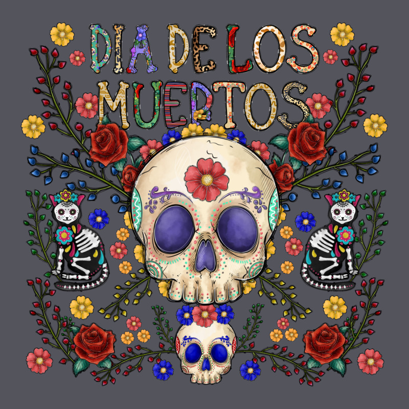 Dia De Los Muertos Vintage Hoodie by CowhideDigitalArt | Teevron