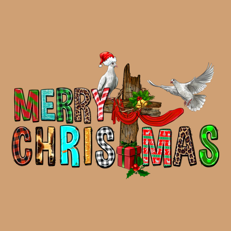 Merry Christmas Cross Vintage Tee by FaDigitalArtStudio | Teevron