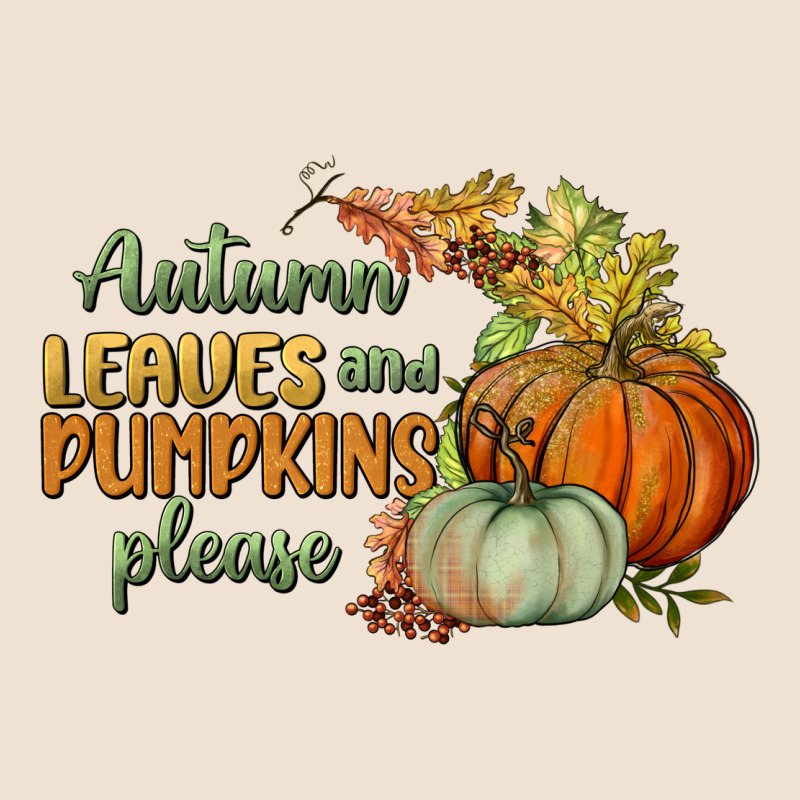 Autumn Leaves And Pumpkins Please Urban Heavy Tee by BundleAndBundleShop | Teevron