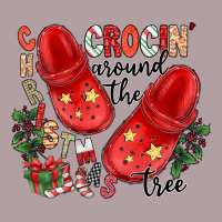 Christmas Crocin Around The Tree Vintage Hoodie | Teevron