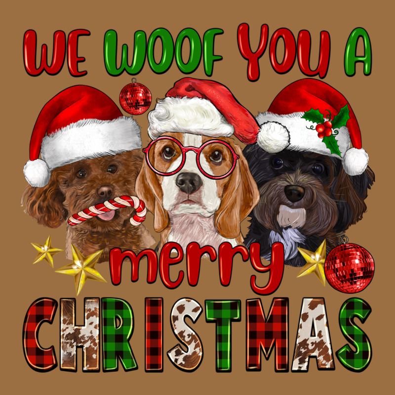 We Woof You A Merry Christmas Vintage Tee by FaDigitalArtStudio | Teevron