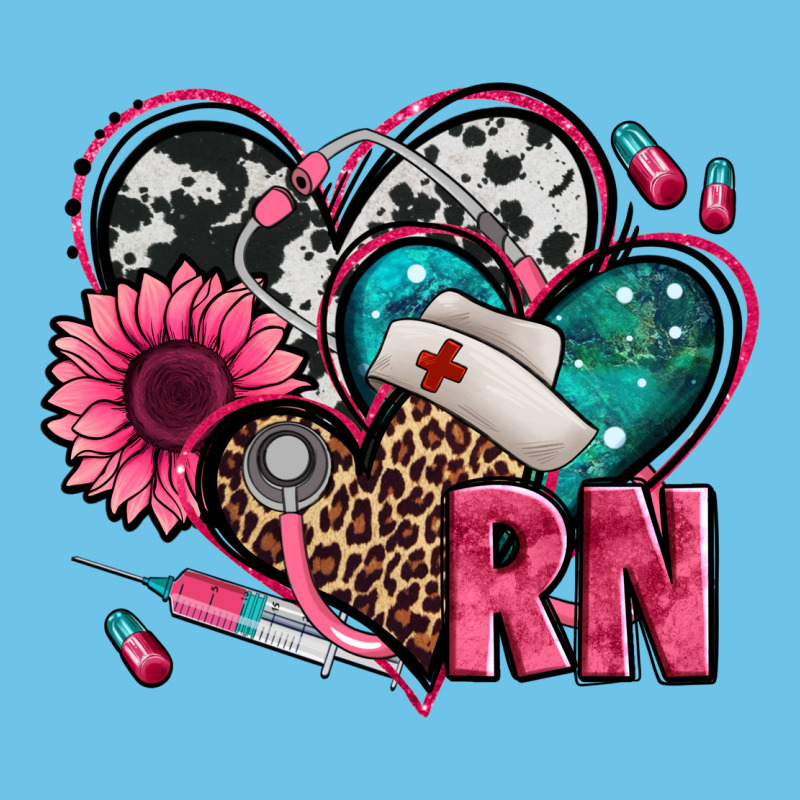 Rn Registered Nurse Hearts Premium Sweatshirt by Jasminsmagicworld | Teevron