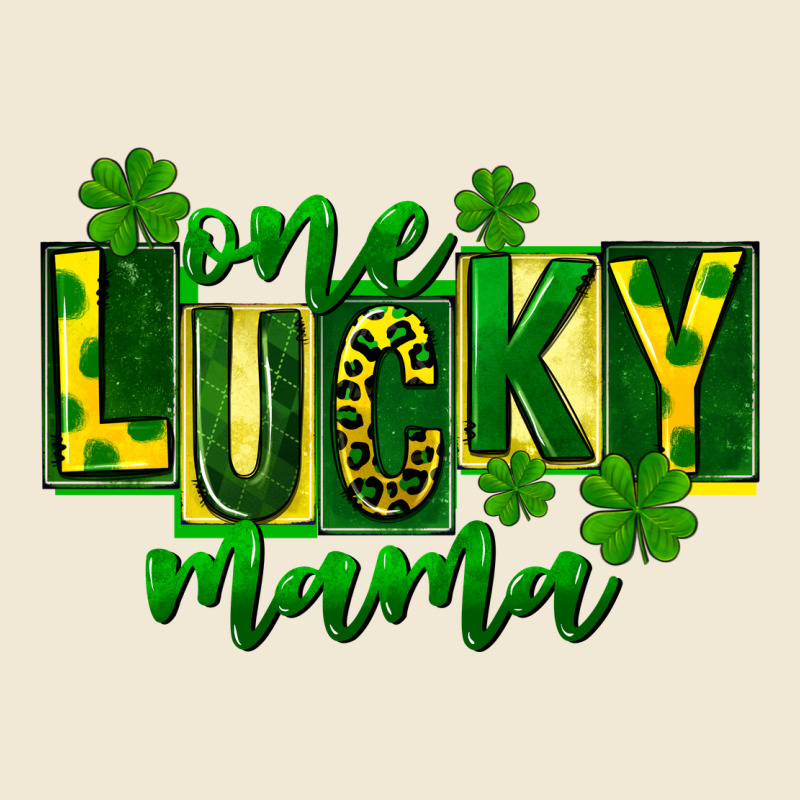 One Lucky Mama St Patricks Ladies Tee by FaDigitalArtStudio | Teevron