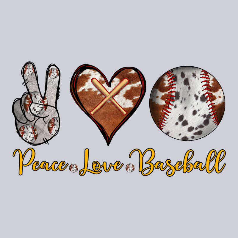 Peace Love Baseball Heavyweight Sweatshirt by RanaPortraitStore | Teevron