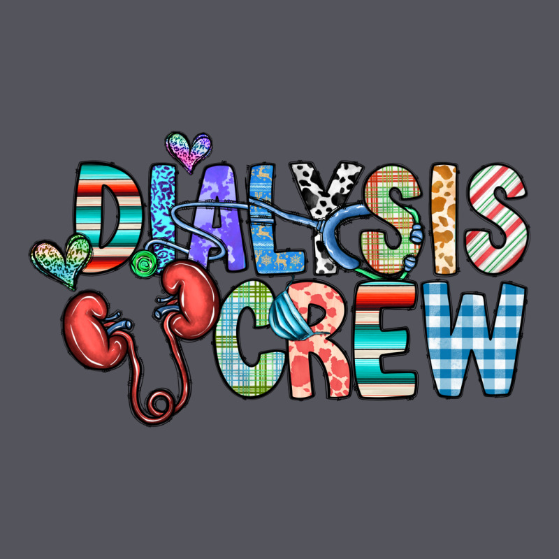 Dialysis Crew Vintage Hoodie by CowhideDigitalArt | Teevron