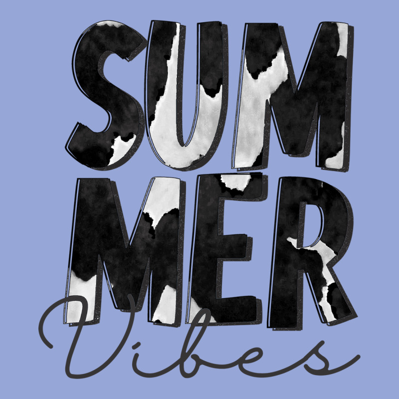 Summer Vibes Black White Cowhide Classic Tee by CowCowDesign | Teevron