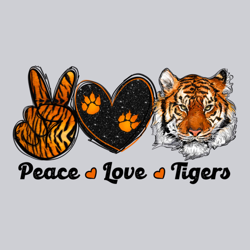 Peace Love Tigers Heavyweight Sweatshirt by RanaPortraitStore | Teevron