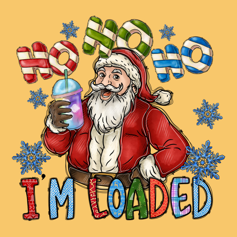 Ho Ho Ho Im Loaded Vintage Hoodie by CowhideDigitalArt | Teevron