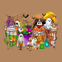 Halloween Western Boo Coffee Cups Long Sleeve Tee | Teevron