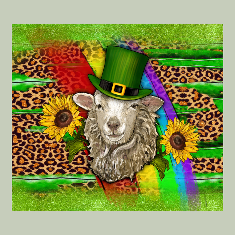 St Patricks Sheep Sunflowers Rainbow Serape Leopard Glitter Classic Tee by Artiststas | Teevron