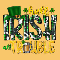 Half Irish All Trouble Vintage Hoodie | Teevron