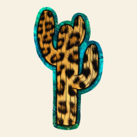 Turquoise Leopard Cactus Vintage Tee | Teevron