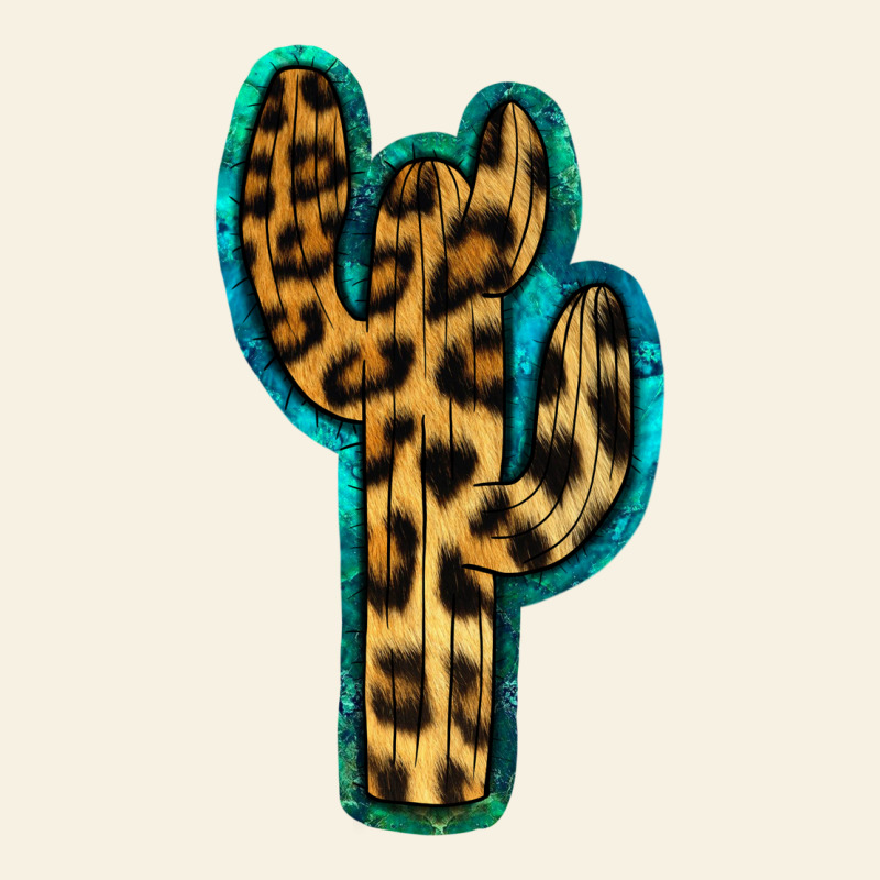 Turquoise Leopard Cactus Vintage Tee by RanaPortraitStore | Teevron