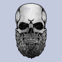 Creepy Bald And Bearded Skull For Halloween & Skeletons Fans T Shirt Long Sleeve Tee | Teevron