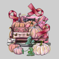 Breast Cancer Truck With Pumpkins Premium Tee | Teevron