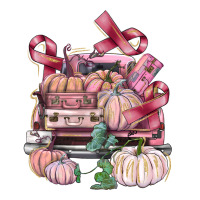 Breast Cancer truck with pumpkins | Teevron