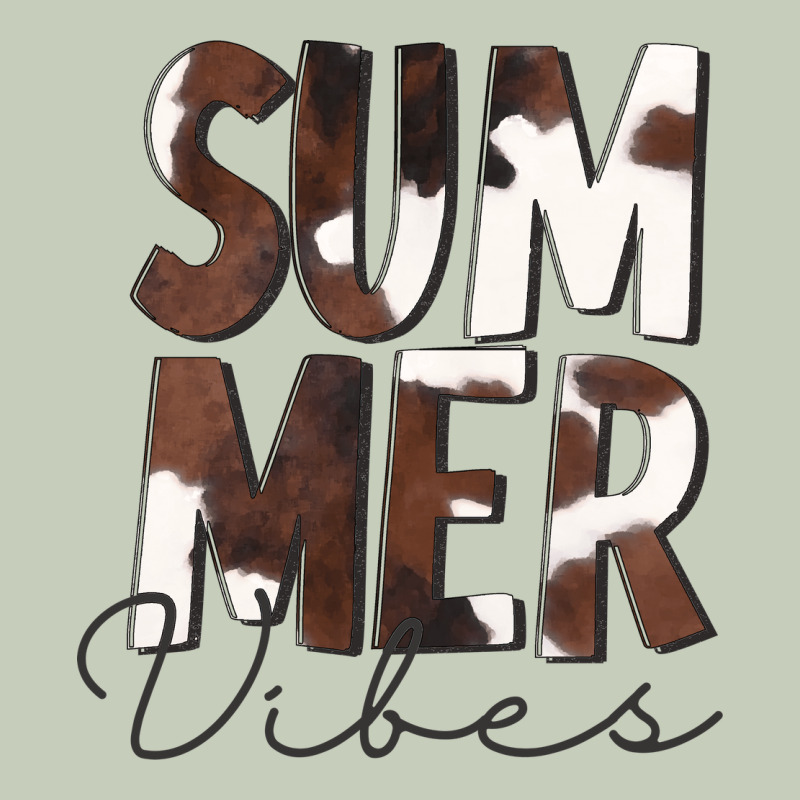 Summer Vibes Brown White Cowhide Classic Tee by CowCowDesign | Teevron
