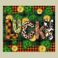 St Patricks Day Lucky Clover And Coins Heavy Core Tee | Teevron