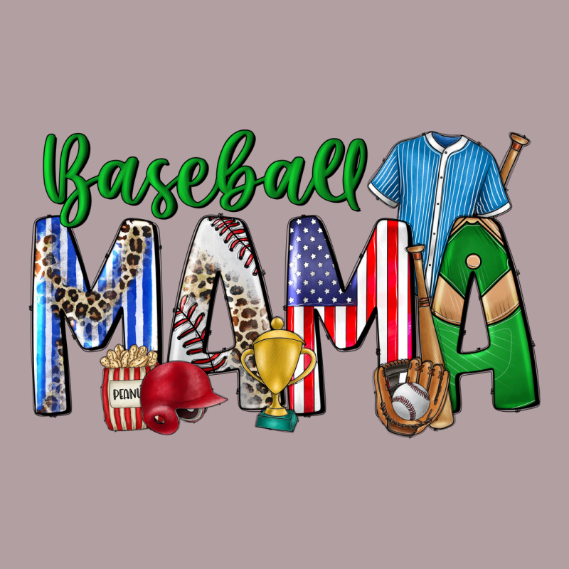 Baseball Mama Vintage Hoodie by CowhideDigitalArt | Teevron