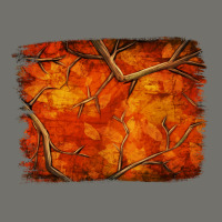 Orange Hunter Camouflage Pattern Brushstroke Premium Hoodie | Teevron