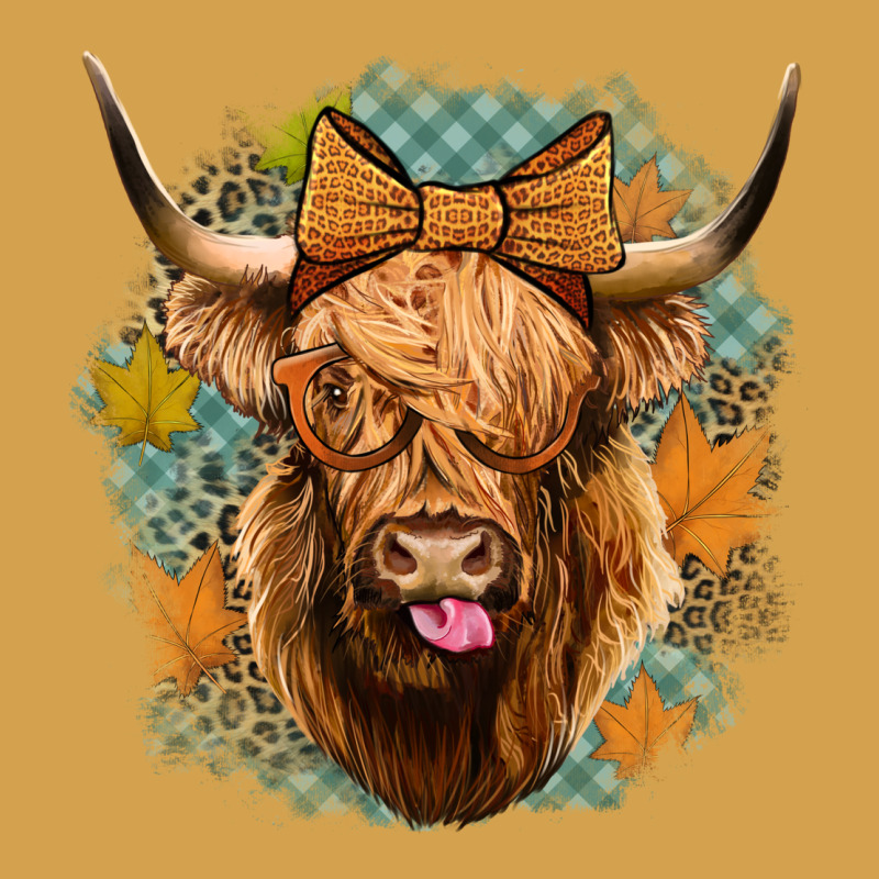 Fall Highland Cow Urban Hoodie by Jasminsmagicworld | Teevron