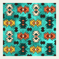 Native American Aztec Seamless Pattern 3 Urban Heavy Tee | Teevron