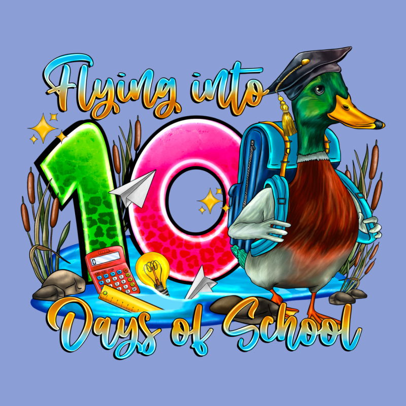 Name Flying Into 100 Days Of School Long Sleeve Tee by CowhideDigitalArt | Teevron