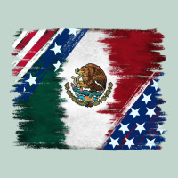 Mexican With American Flag Zipper Hoodie | Teevron