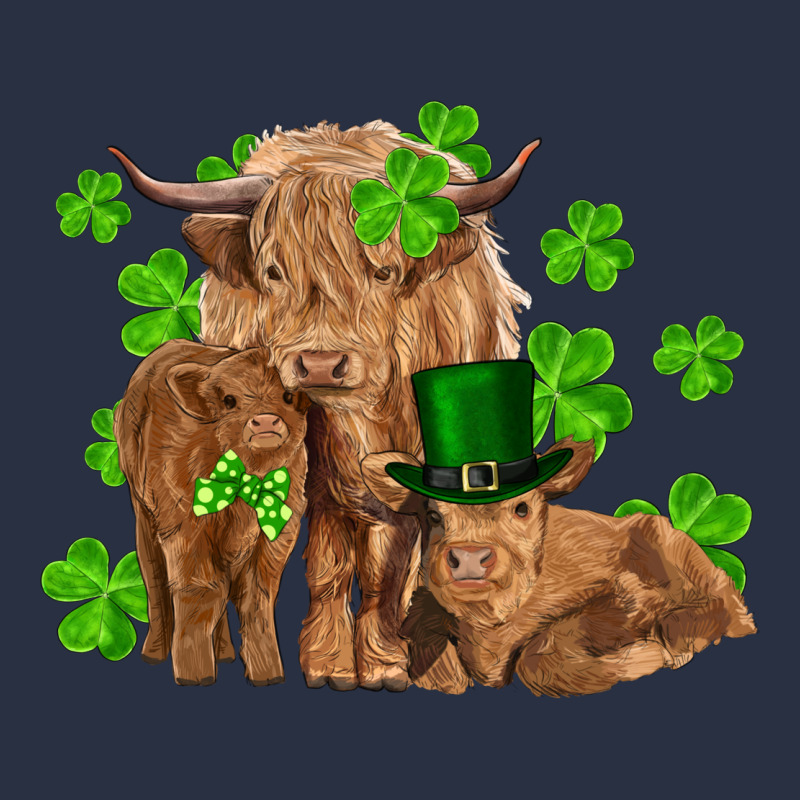 St Patricks Day Cow Family Heavyweight Sweatshirt by RanaPortraitStore | Teevron
