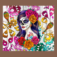 Sugar Skull Girl Zipper Hoodie | Teevron