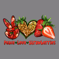 Peace Love Strawberries Heavyweight Hoodie | Teevron