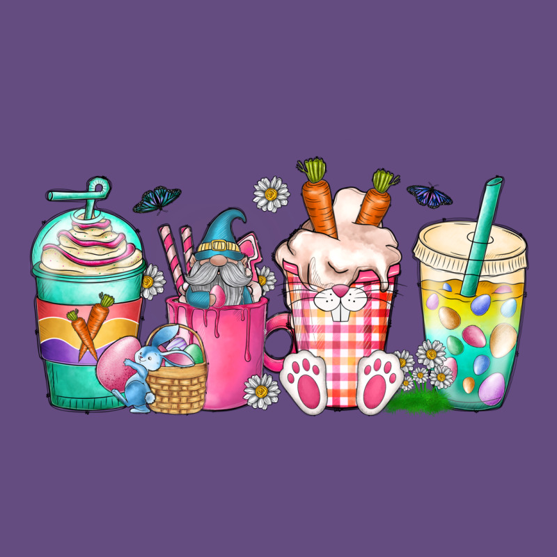 Easter Day Coffee Gnome Vintage Hoodie by CowhideDigitalArt | Teevron