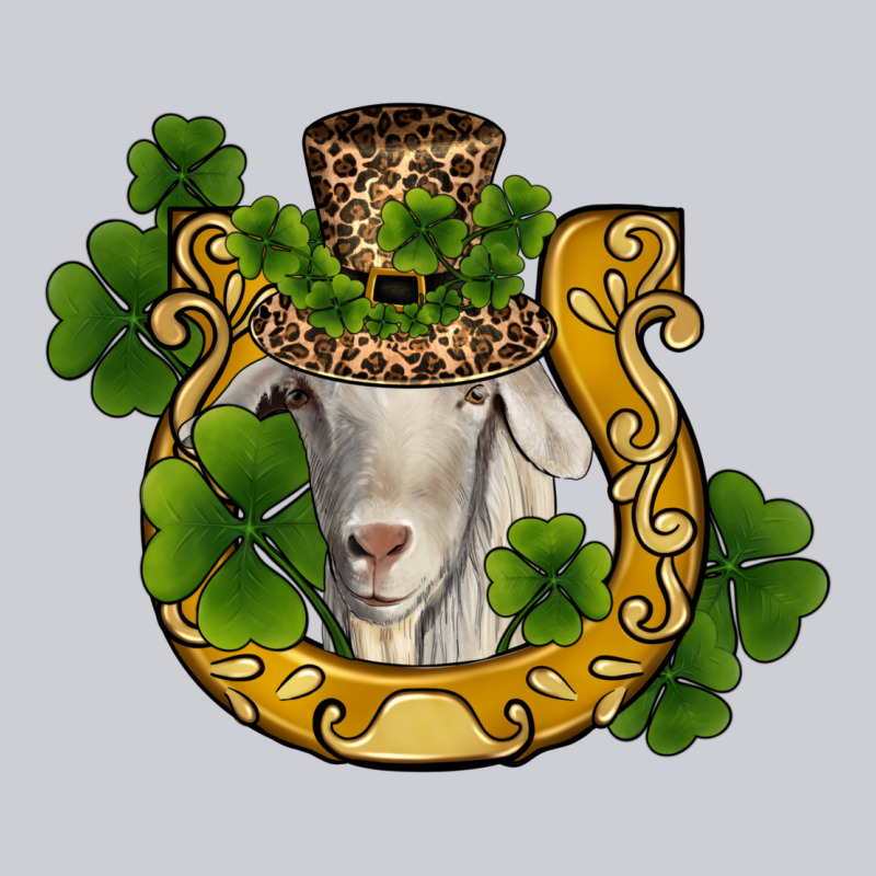 St Patricks Day Goat Horseshoe Shamrock Heavyweight Sweatshirt by RanaPortraitStore | Teevron
