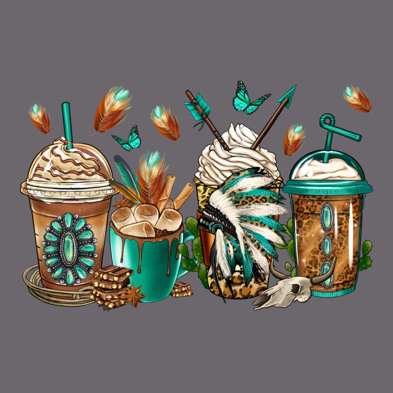 Indian Headdress Coffee Cups Premium Sweatshirt by Jasminsmagicworld | Teevron