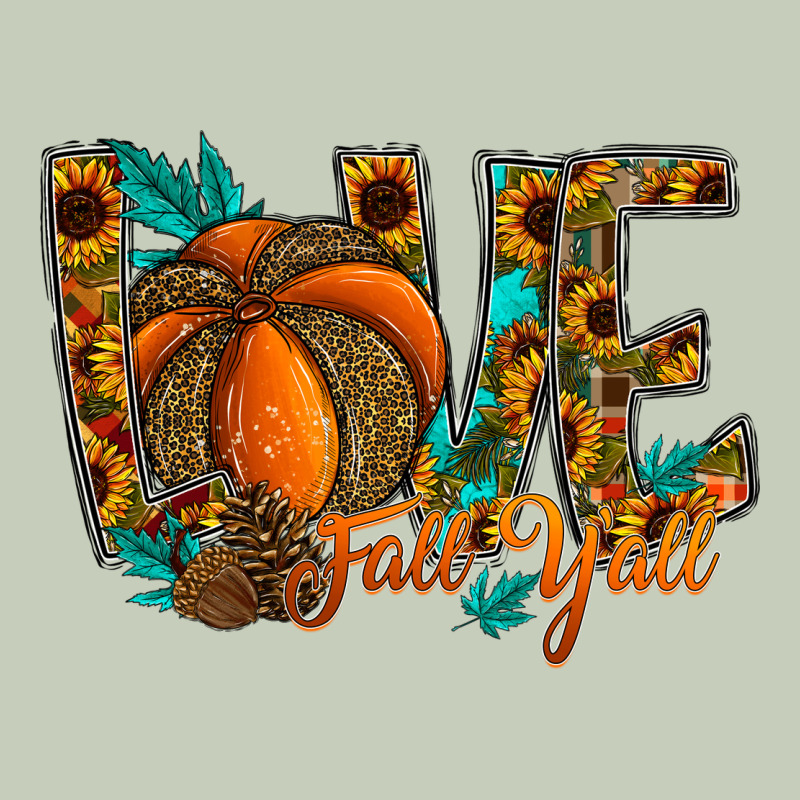 Love Fall Y'all Long Sleeve Tee by CowhideDigitalArt | Teevron