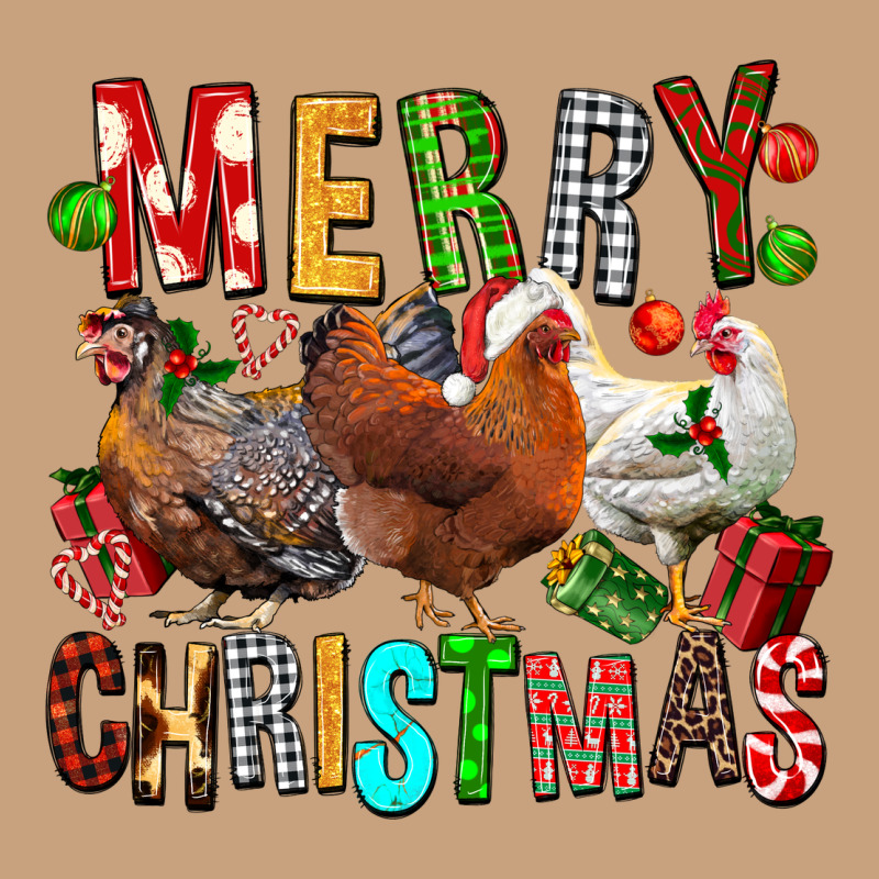 Merry Christmas Chickens Vintage Tee by FaDigitalArtStudio | Teevron