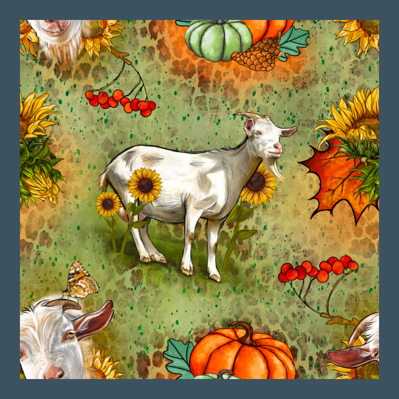 Fall Goats Seamless Pattern Urban Heavy Tee by BundleAndBundleShop | Teevron